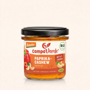 Campo Verde Demeter Brotaufstrich Paprika-Cashew